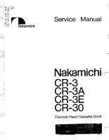 Nakamichi CR-3-CR-3A-CR-3E-Service-Manual